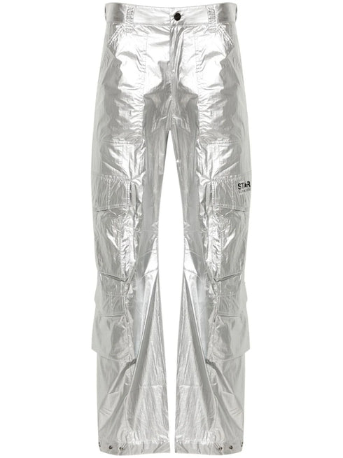 wide-leg cargo trousers